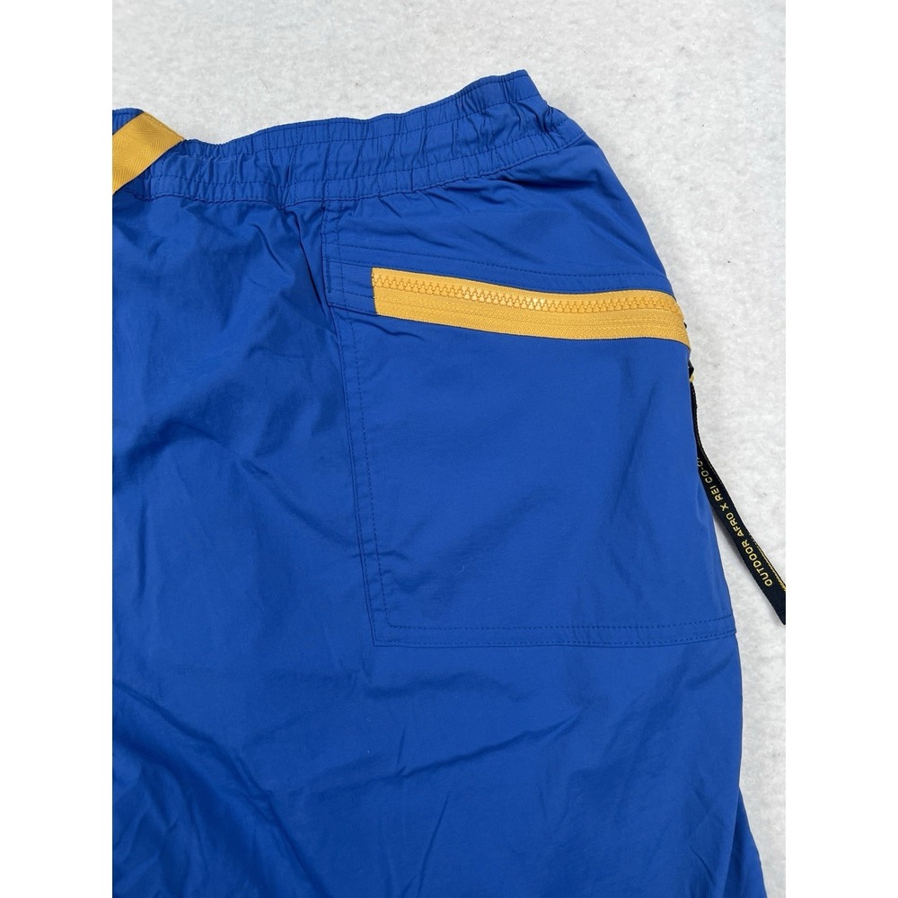 Outdoor Afro + REI Co-op Trail Trekking Shorts Men's Medium HALCYON BLUE EUC - Picture 6 of 9